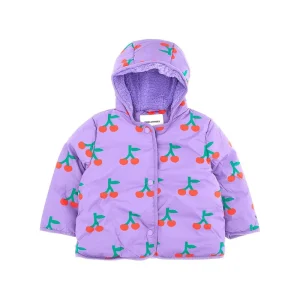 Discount All-over Cherry padded anorak Kids Clothing