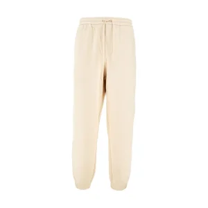 Fashion All-over lettering jacquard jersey sweatpants Pants And Shorts