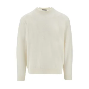 Online All-over logo jacquard wool turtleneck sweate Knitwear