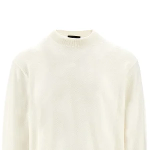 Online All-over logo jacquard wool turtleneck sweate Knitwear