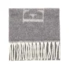 Hot Alpaca-blend scarf with logo Scarves