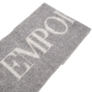 Hot Alpaca-blend scarf with logo Scarves
