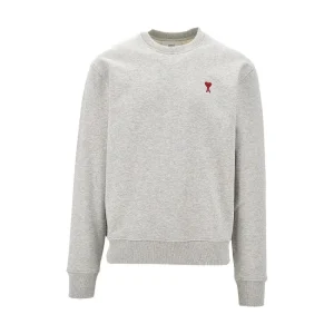 Clearance de Coeur embroidery crewneck sweatshirt Sweatshirts