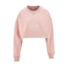 Fashion Anagram embroidery cropped sweatshirt Sweatshirts