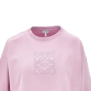 Clearance Anagram embroidery cropped T-shirt Tops