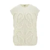 Best Anagram embroidery knitted vest Knitwear