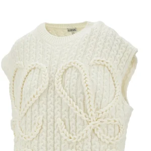 Best Anagram embroidery knitted vest Knitwear