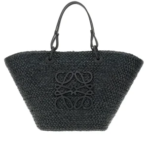 New Anagram' raffia basket bag Shoulder Bags