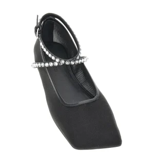 Discount Ane' mesh ballerinas with crystals Flat Shoes