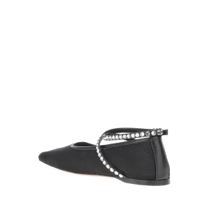 Discount Ane' mesh ballerinas with crystals Flat Shoes