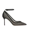 New Asha' mesh and leather pumps Heeled Shoes