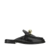 Fashion Astaire' leather sabot Flat Shoes