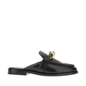 Fashion Astaire' leather sabot Flat Shoes