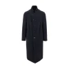 Fashion ASV jacquard wool-blend coat Outerwear