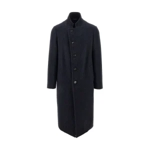 Fashion ASV jacquard wool-blend coat Outerwear