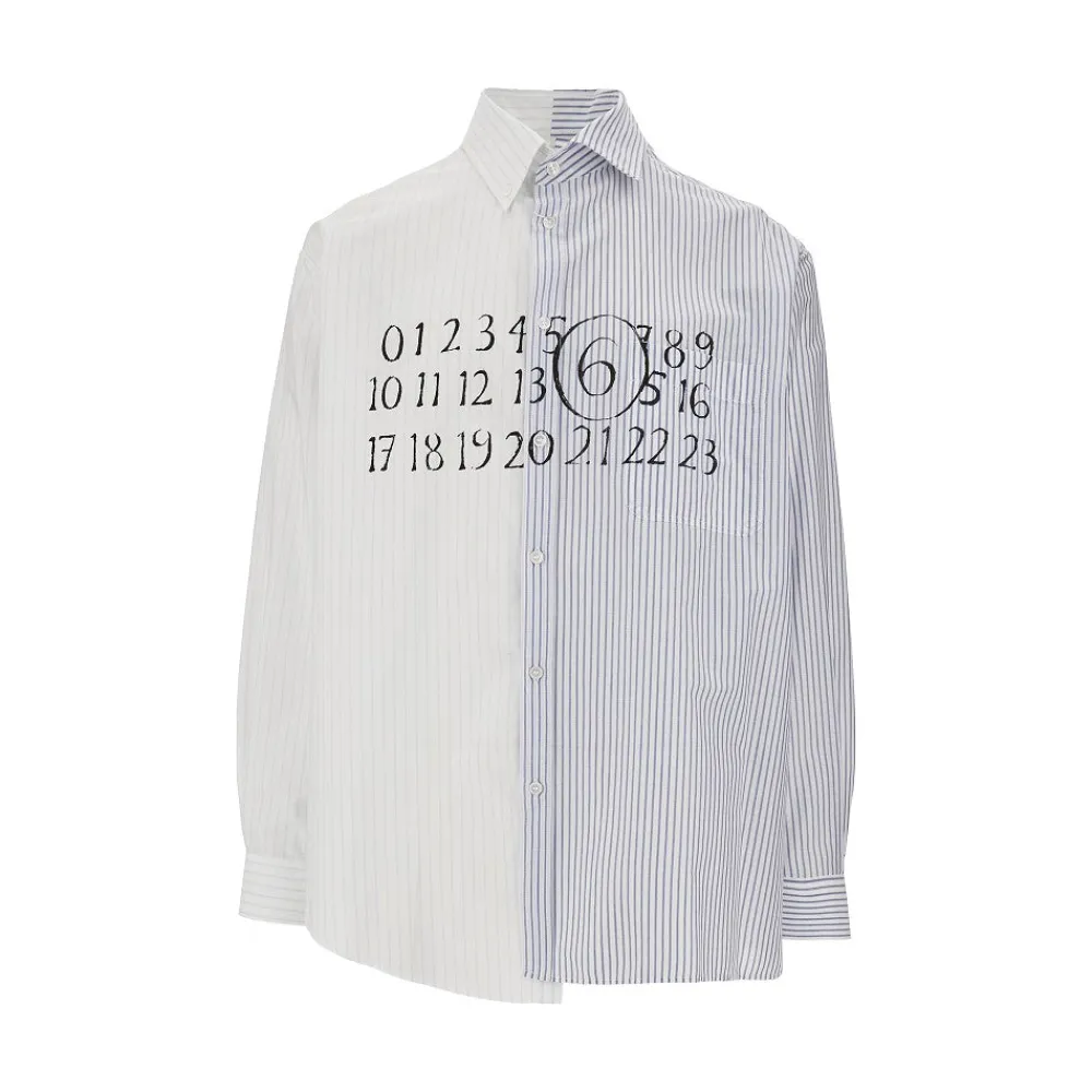 asymmetric_numeric_shirt_0.webp Sale Asymmetric 'Numeric' shirt Shirts