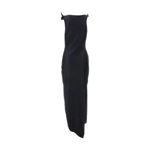 Online Asymmetrical dress with floral details Dresses