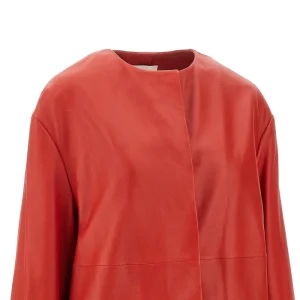 Online Atalia' leather coat Outerwear