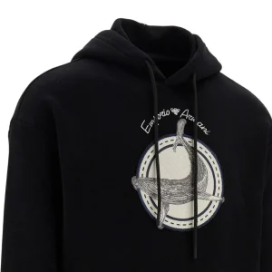 Outlet Atlantic' patch hoodie Sweatshirts