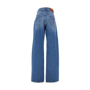 Best Baggy Fit jeans with logo embroidery Jeans