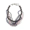 Hot Beads multi-yarn necklace Jewelry And Watches
