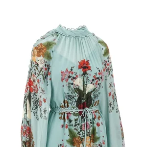 Discount Beauty Bouquet georgette maxi dress Dresses