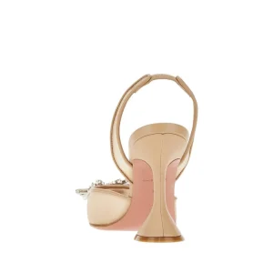 Discount Begum Sling' mesh slingback pumps Heeled Shoes