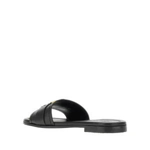 Online Bell' leather slides Sandals