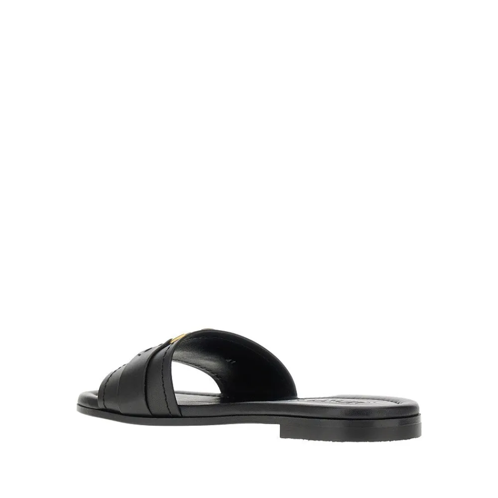 bell_leather_slides_2.webp Online Bell' leather slides Sandals