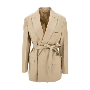 Hot Belted tailored jacket Jackets