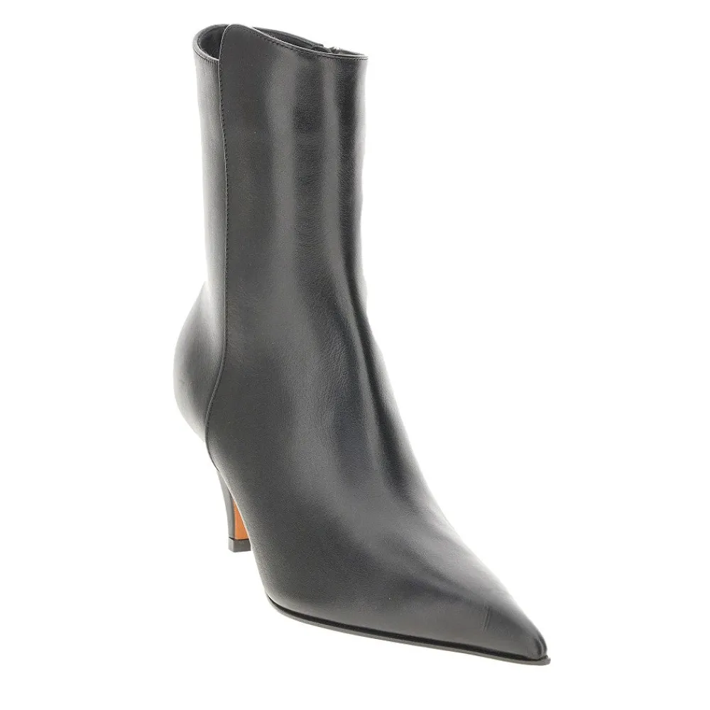 birdee_leather_booties_1.webp Clearance Birdee' leather booties Heeled Shoes