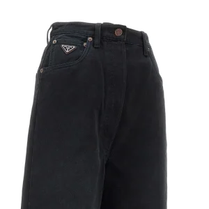 New Black denim wide leg jeans Jeans
