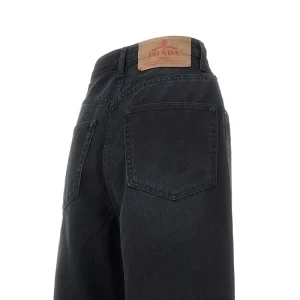 New Black denim wide leg jeans Jeans