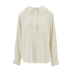 Fashion Blouse with pleated details Shirts