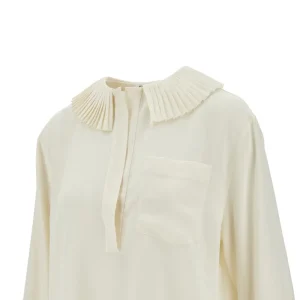 Fashion Blouse with pleated details Shirts
