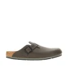 Fashion Boston Pro leather sabot Sandals And Slides