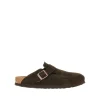 Discount Boston' suede leather sabot Sandals