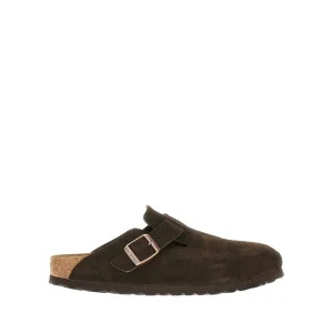 Discount Boston' suede leather sabot Sandals