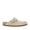 Outlet Boston' suede leather sabot Sandals
