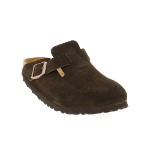 Discount Boston' suede leather sabot Sandals