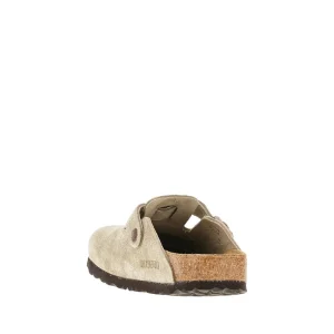 Outlet Boston' suede leather sabot Sandals