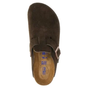 Discount Boston' suede leather sabot Sandals