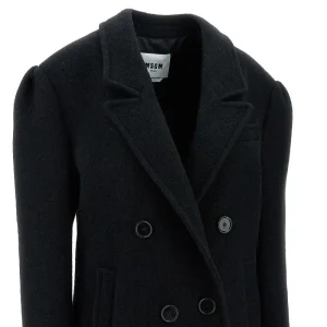 Clearance Bouclé wool double-breasted coat Outerwear