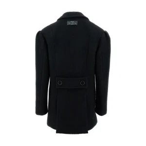 Clearance Bouclé wool double-breasted coat Outerwear