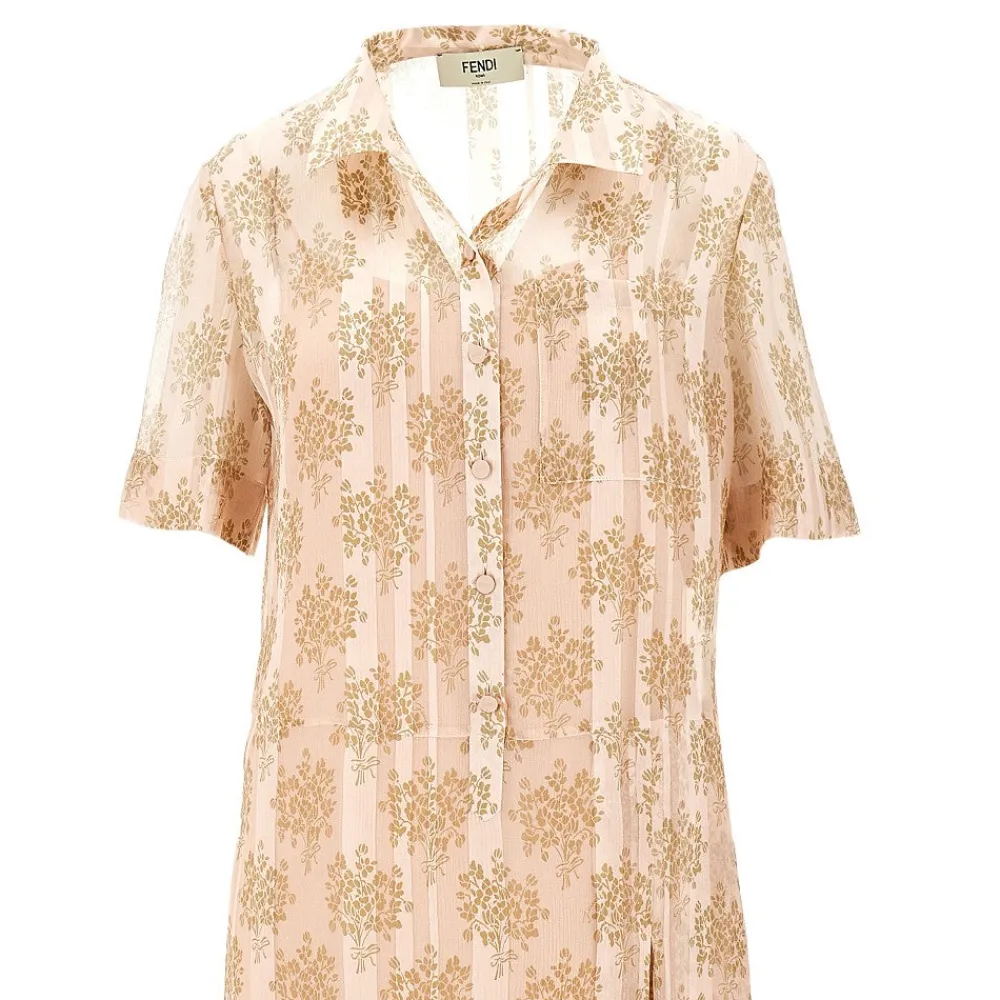 bouquet_print_chiffon_mid_1.webp Discount Bouquet print chiffon midi dres Dresses