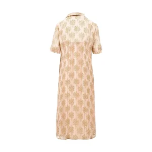 Discount Bouquet print chiffon midi dres Dresses