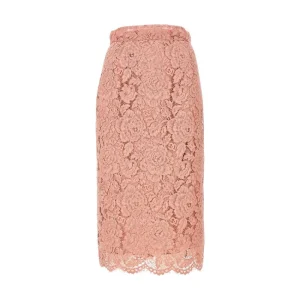 Discount Branded stretch lace midi skirt Skirts