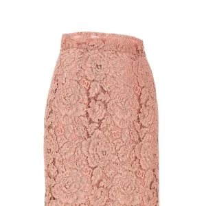 Discount Branded stretch lace midi skirt Skirts