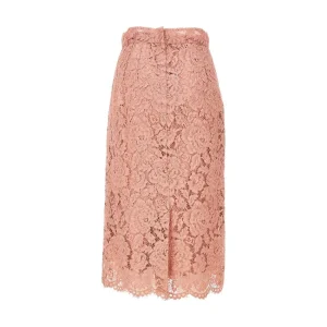Discount Branded stretch lace midi skirt Skirts