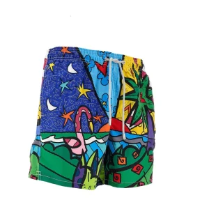 Clearance Britto Beach print swim shorts Beachwear & Underwear
